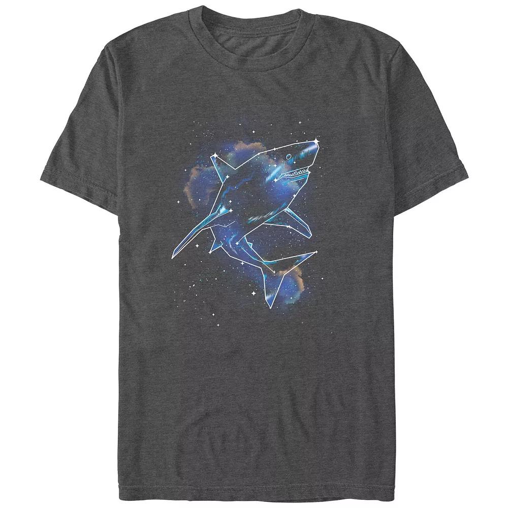 Men's Shark Galaxy Graphic Tee,  Product Image