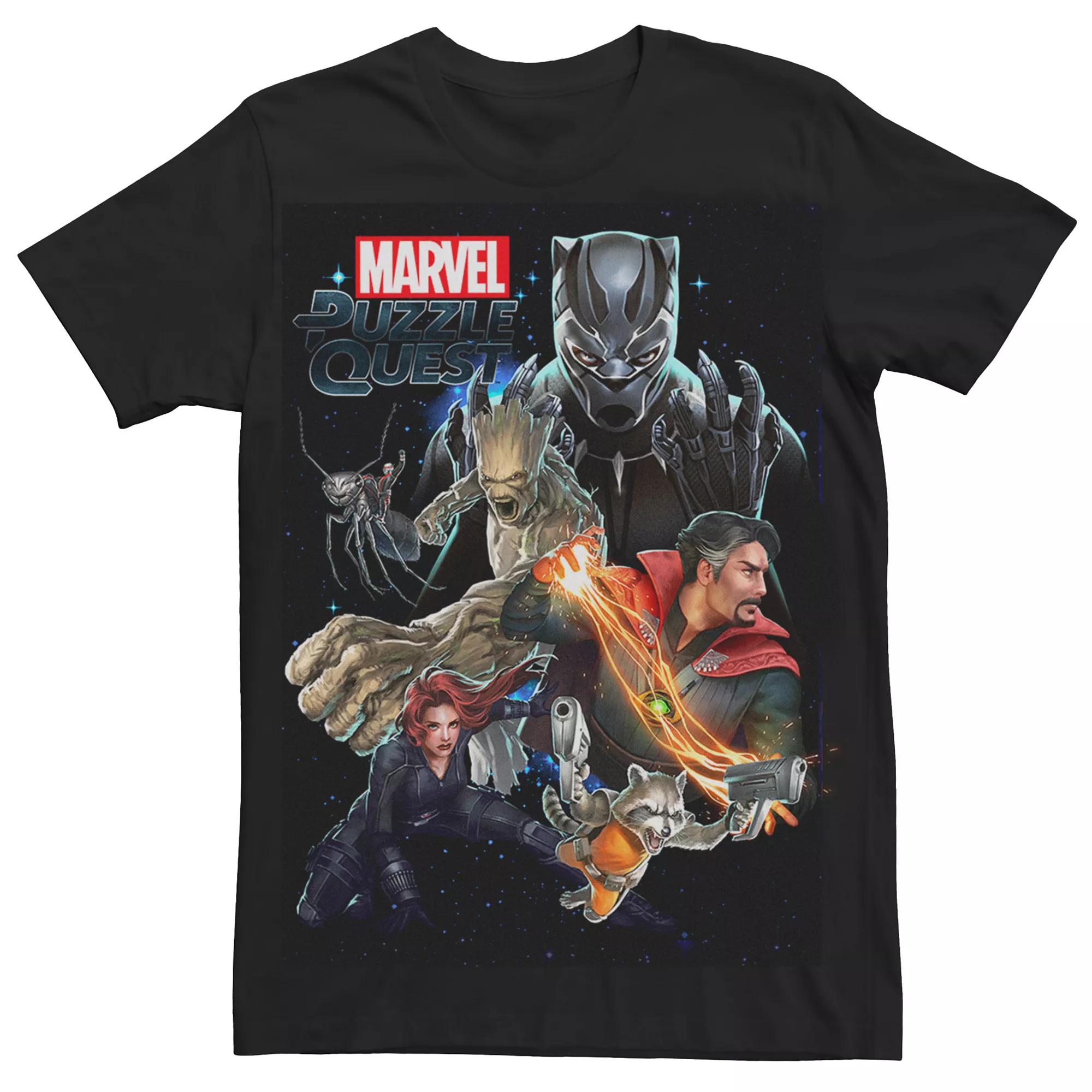 Men's Marvel Puzzle Quest Avengers Graphic Tee,  Product Image
