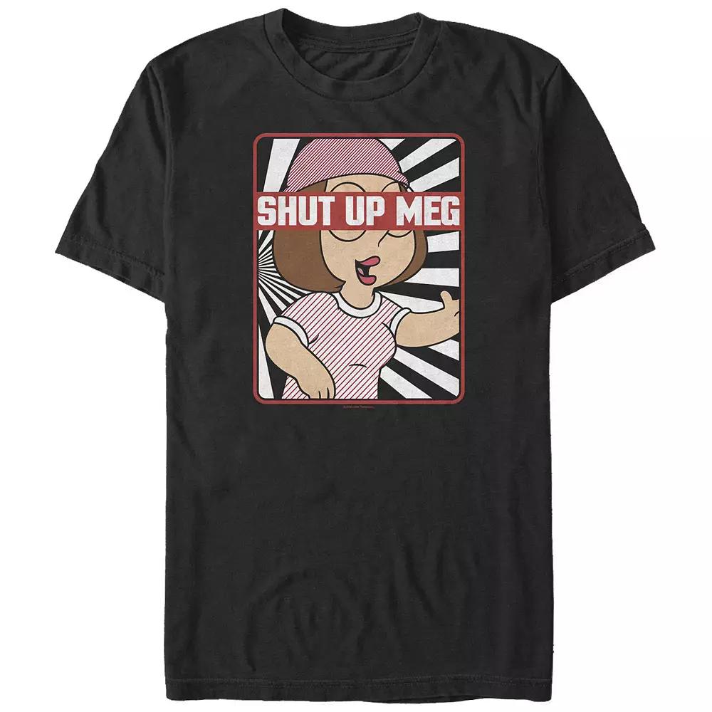 Big & Tall Family Guy Shut Up Meg Poster Graphic Tee, Men's,  Product Image