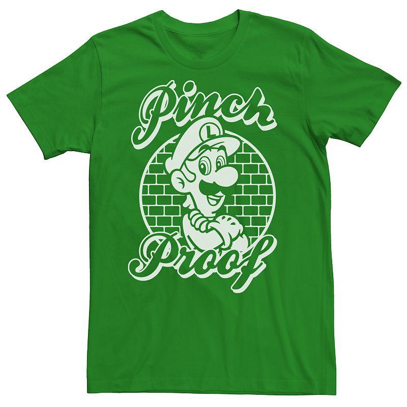 Men's Nintendo Luigi St. Patricks Day Tee,  Product Image