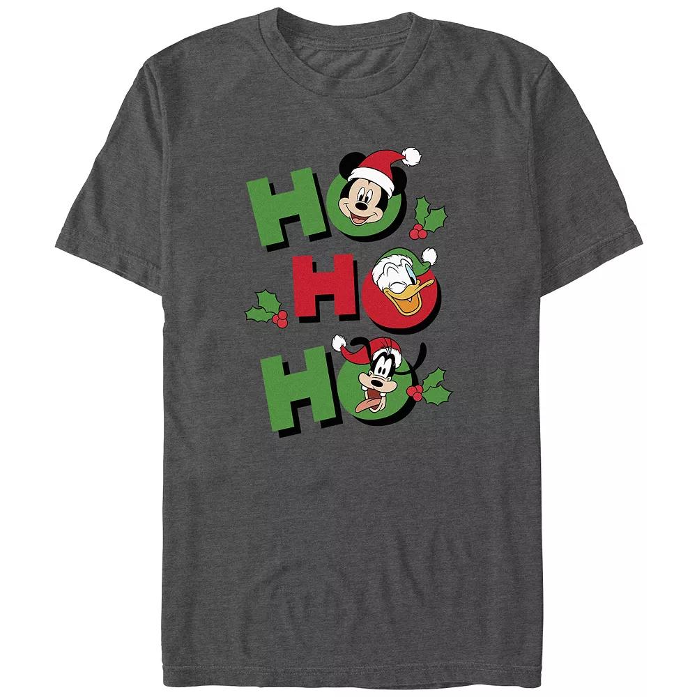 Disney's Mickey Mouse And Friends Ho Ho Ho Big & Tall Graphic Tee, Men's,  Product Image