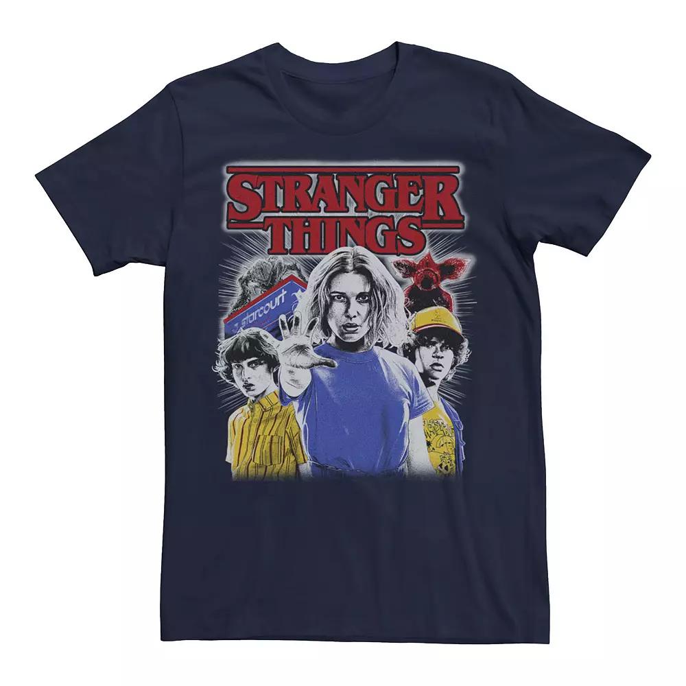 Men's Stranger Things Eleven Poster Graphic Tee, Size: Medium, Blue Product Image