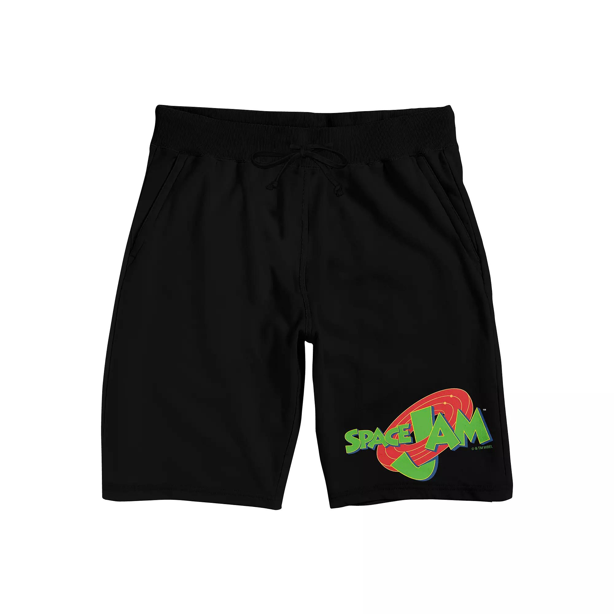 Men's Space Jam Logo Title Pajama Shorts,  Product Image