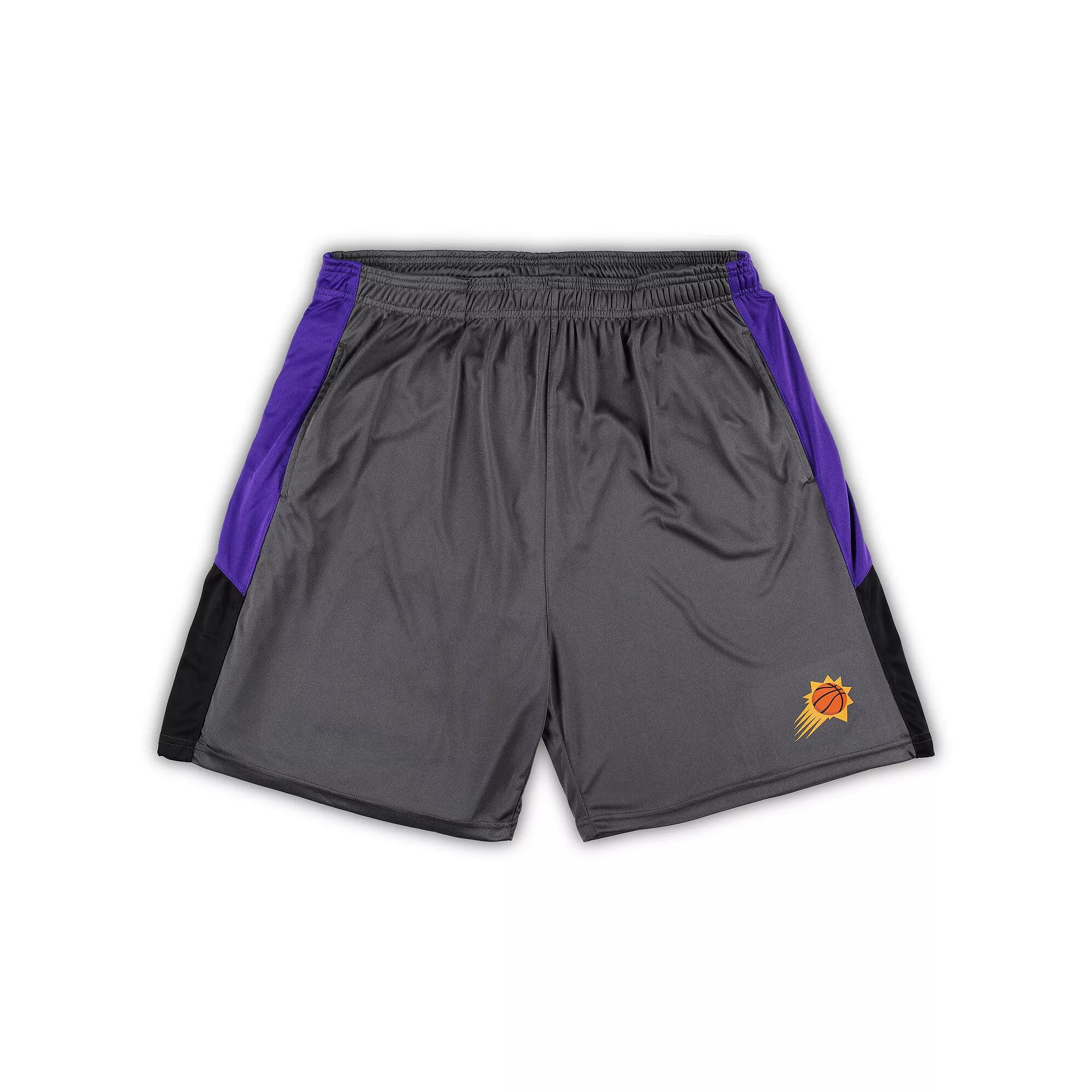 Men's Fanatics Branded Gray Phoenix Suns Big & Tall Shorts,  Product Image