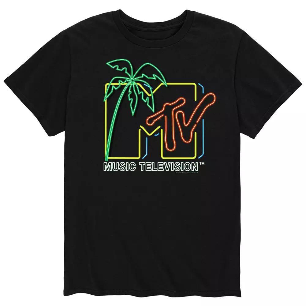 Men's MTV Neon Light Tee,  Product Image