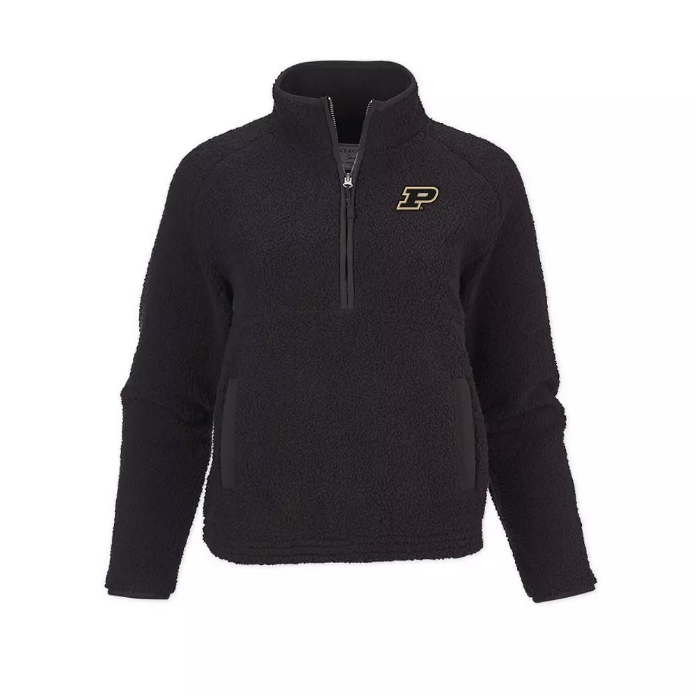 Women's Black Purdue Boilermakers Everest Half-Zip Top, Size: XL Product Image