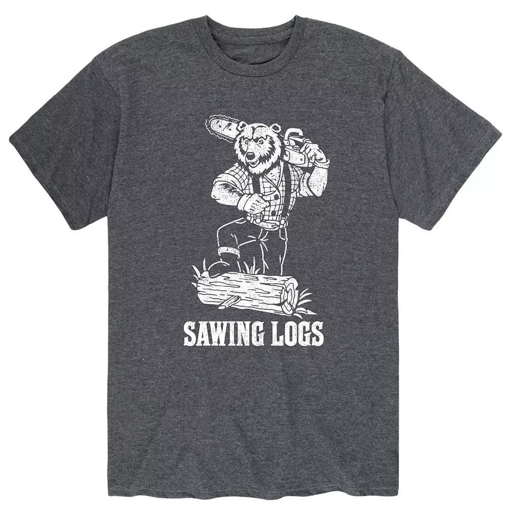 Men's Sawing Logs Tee,  Product Image