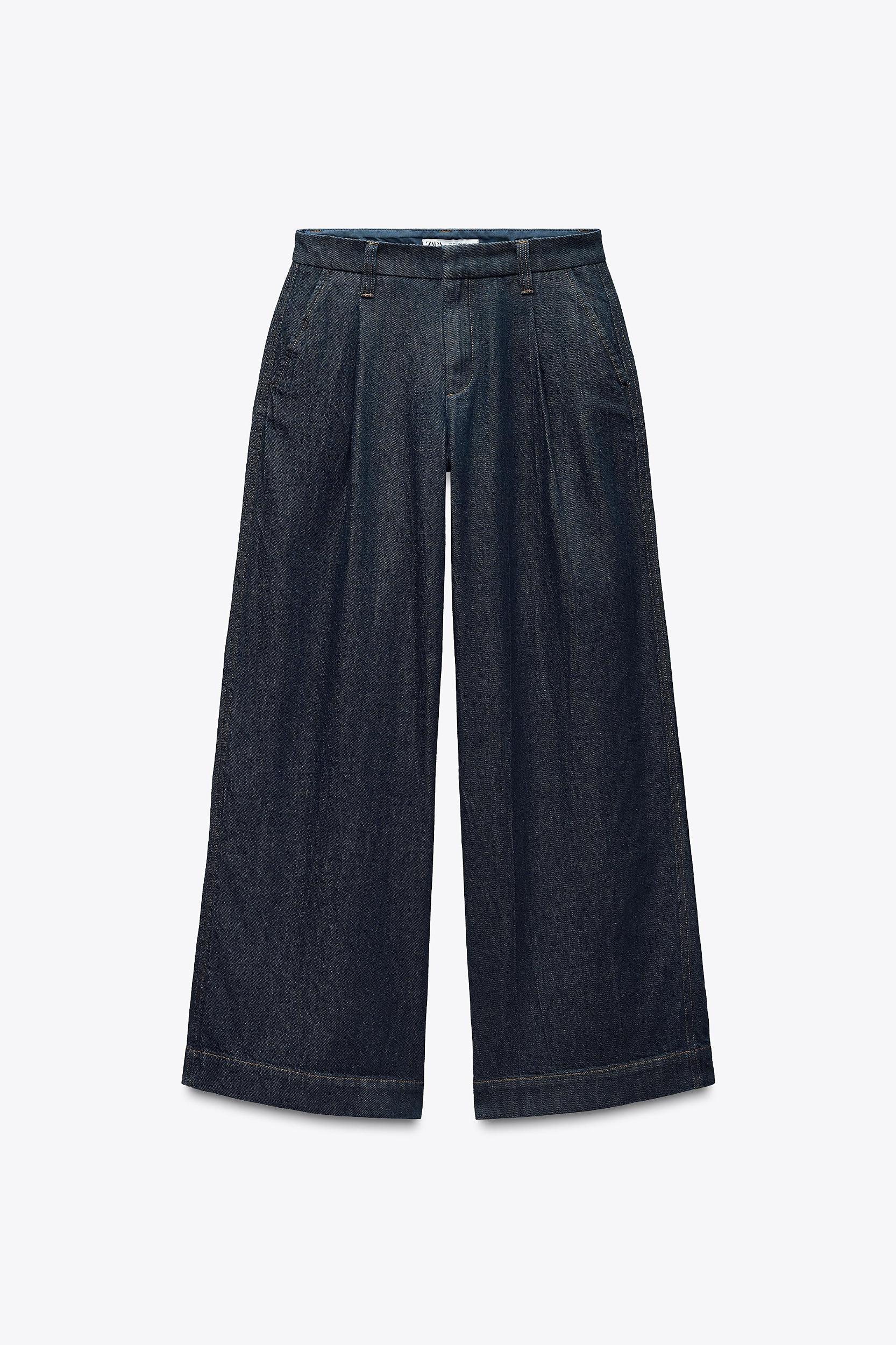 MID WAIST DARTED Z1975 WIDE LEG JEANS Product Image