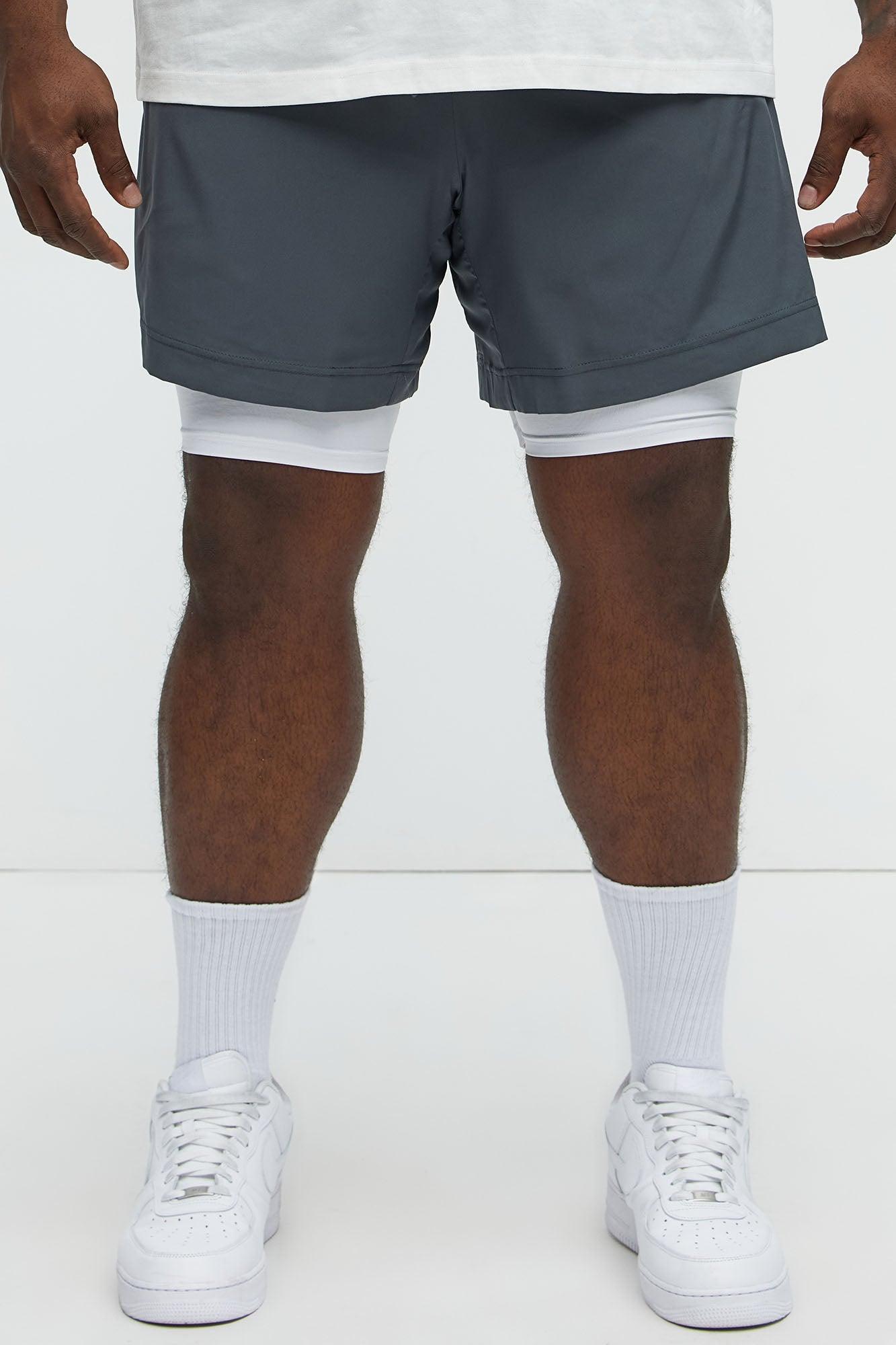 Vital Base Layer Compression Short - White Male Product Image