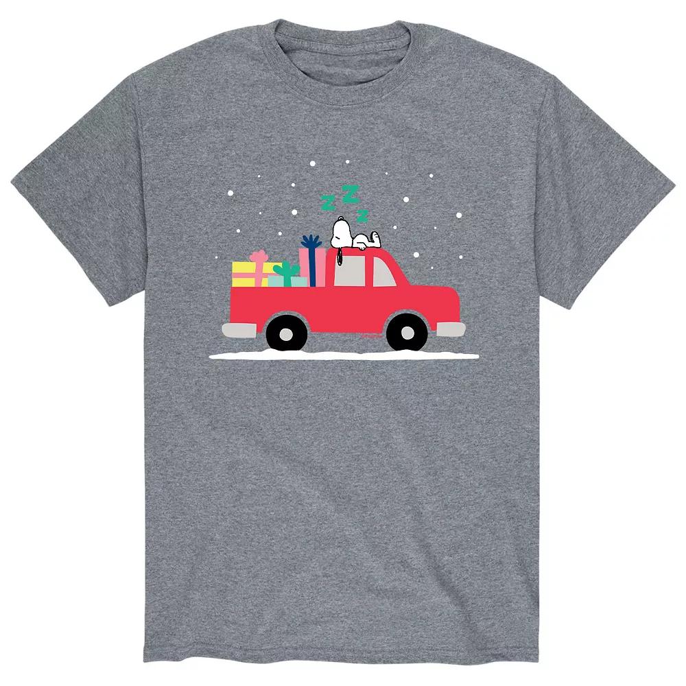 Men's Peanuts Holiday Truck Tee,  Product Image