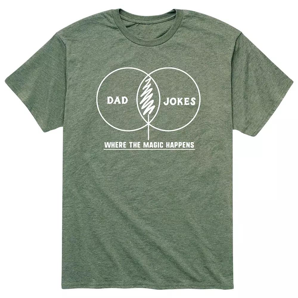 Men's Dad Joke Venn Diagram Tee,  Product Image
