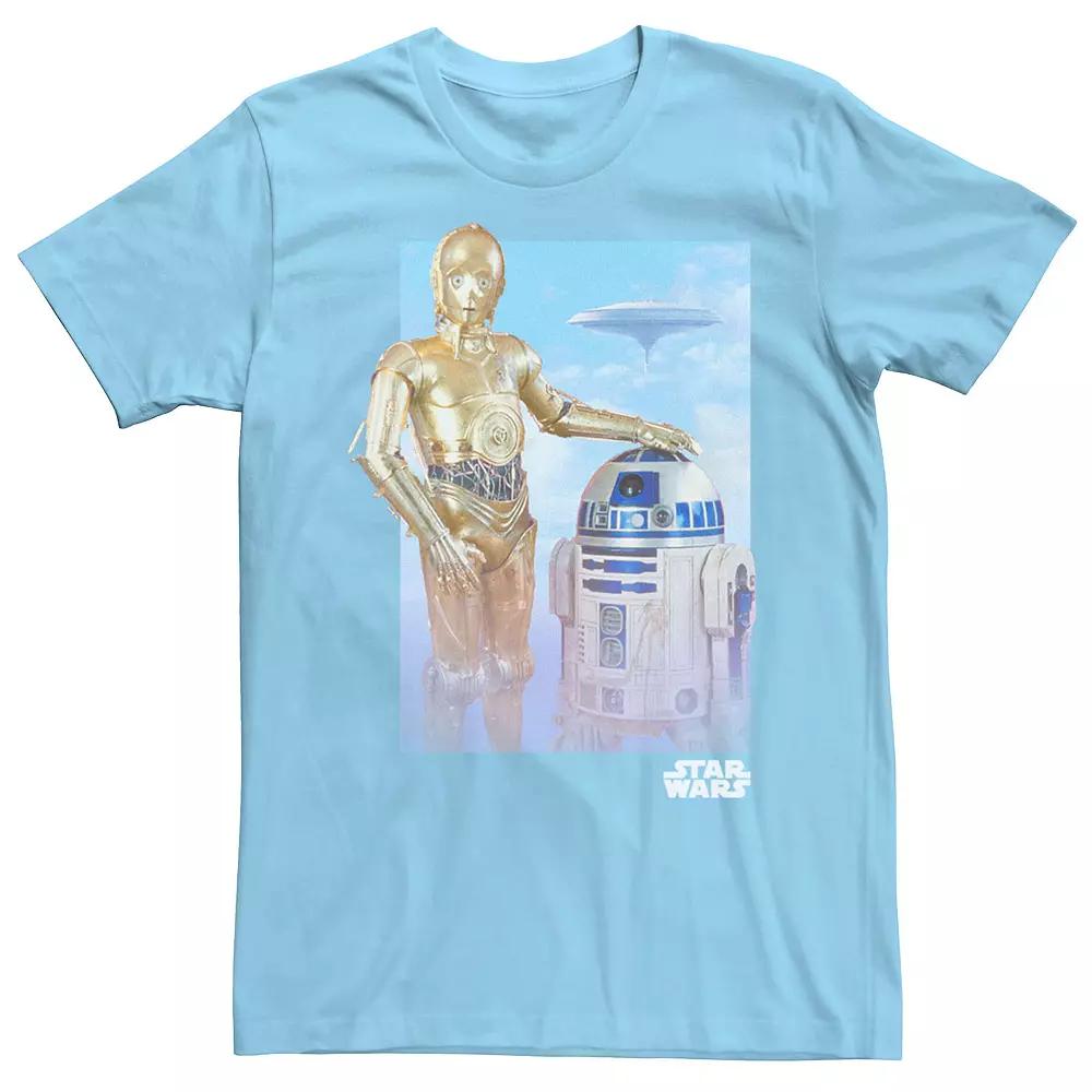 Men's Star Wars R2-D2 C-3PO Classic Portrait Graphic Tee,  Product Image