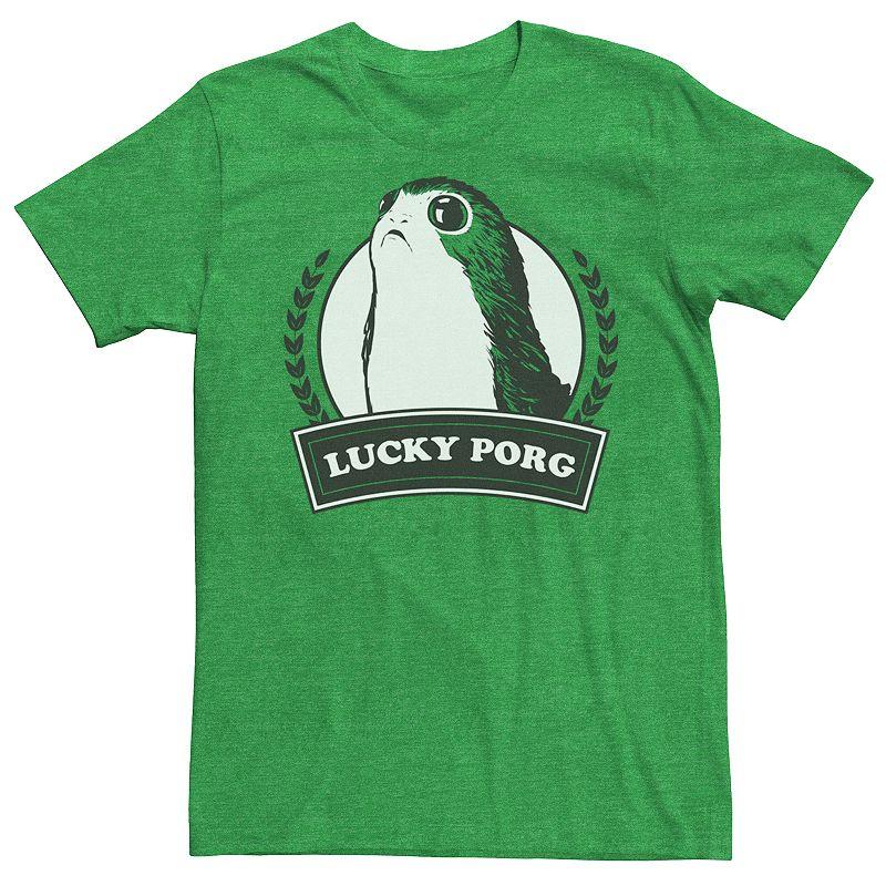 Men's Star Wars Lucky Porg St. Patricks Tee,  Product Image