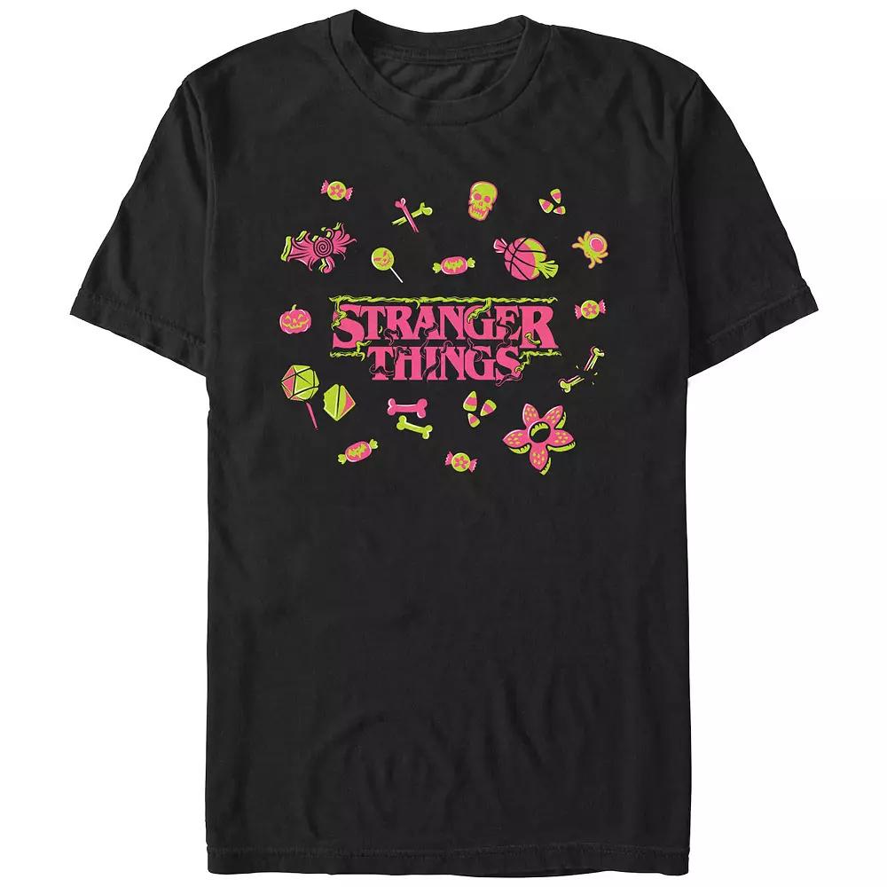 Men's Stranger Things Halloween Icons Graphic Tee,  Product Image