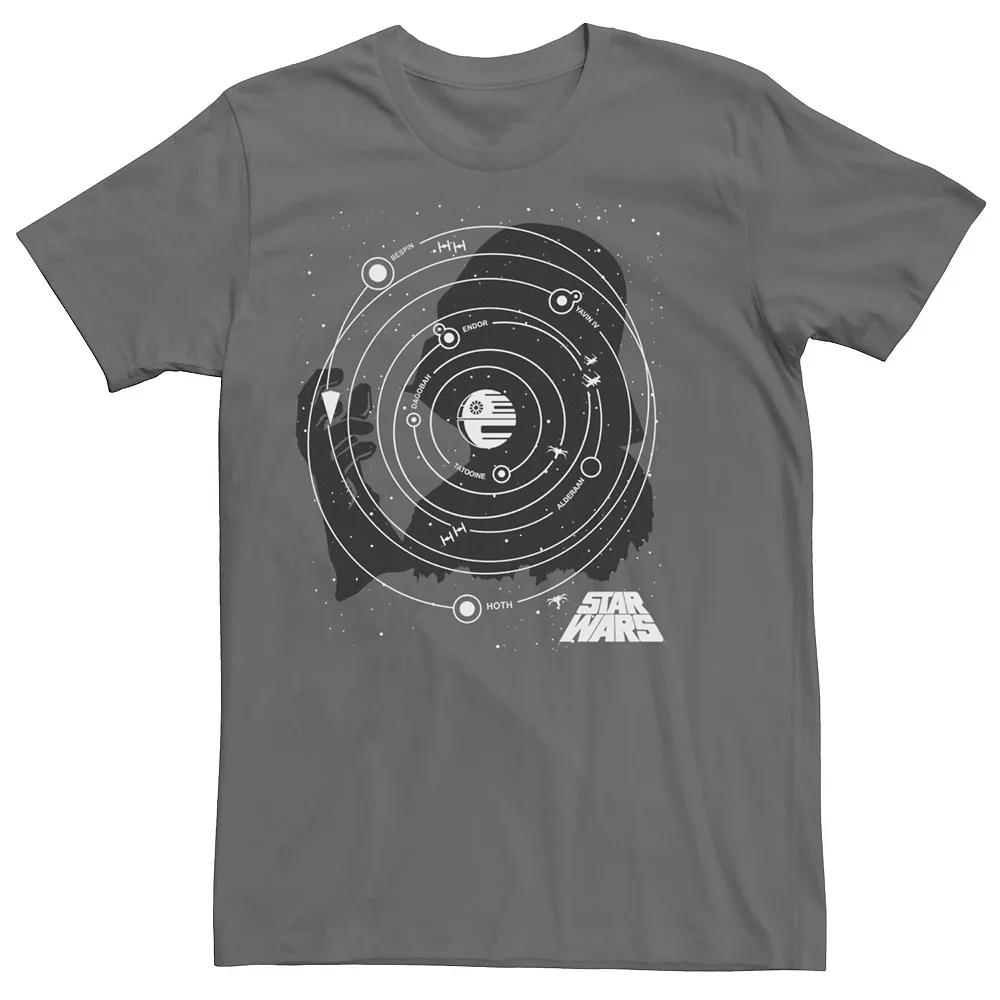 Men's Star Wars Darth Vader Orbital Silhouette Graphic Tee,  Product Image