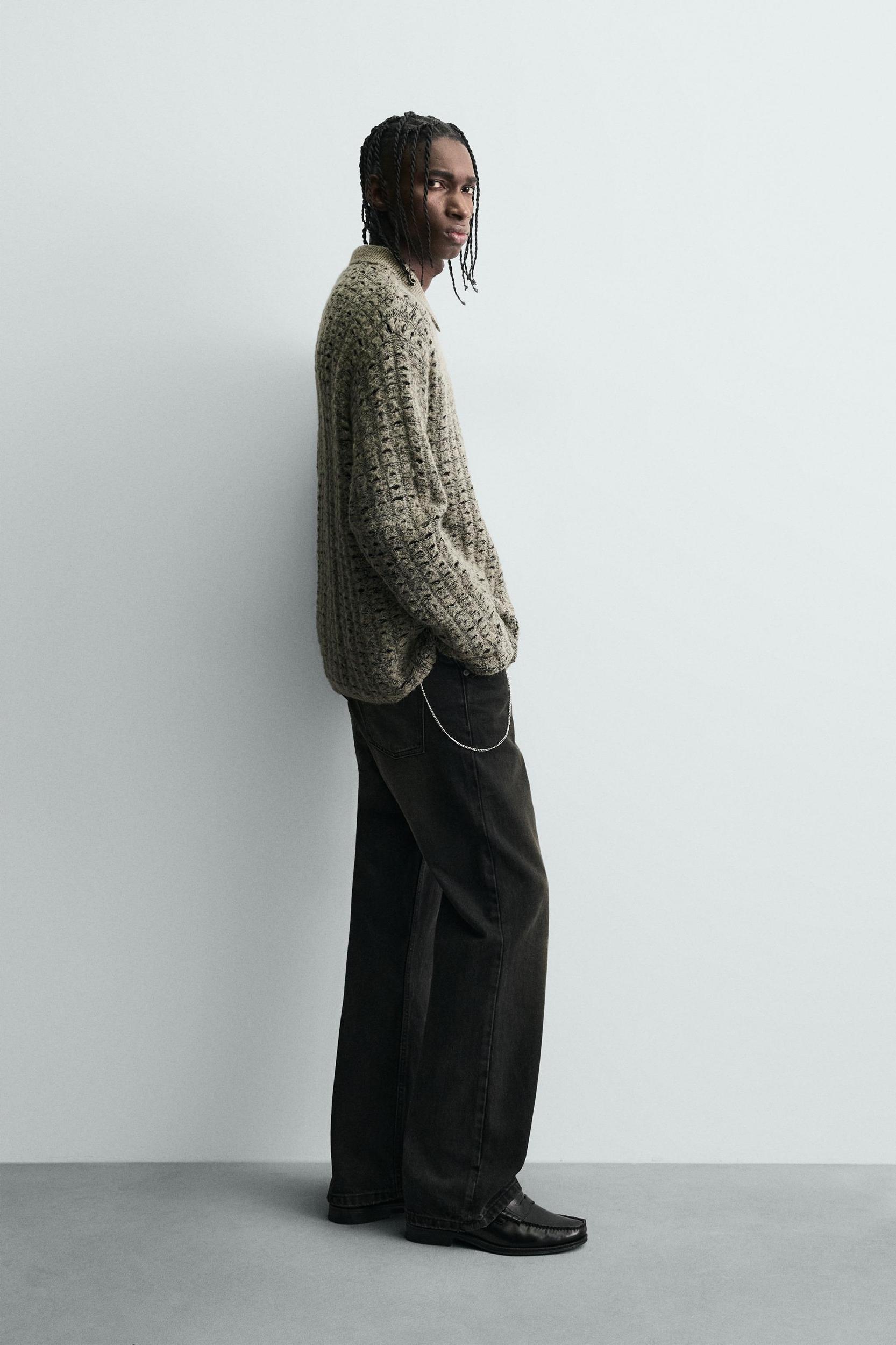 STRUCTURED KNIT CARDIGAN Product Image