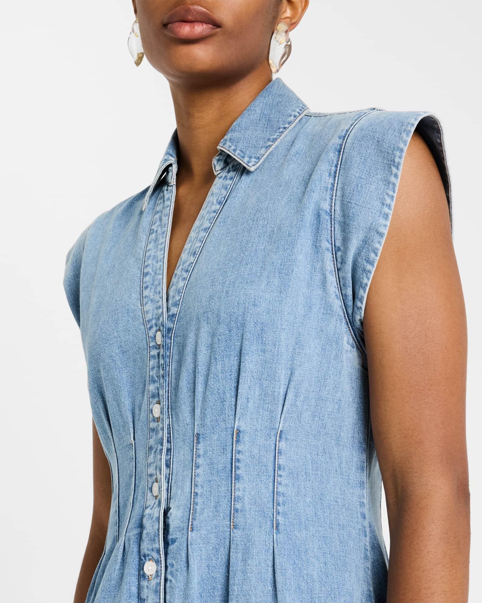 Ruben Button-Front Midi Dress Product Image