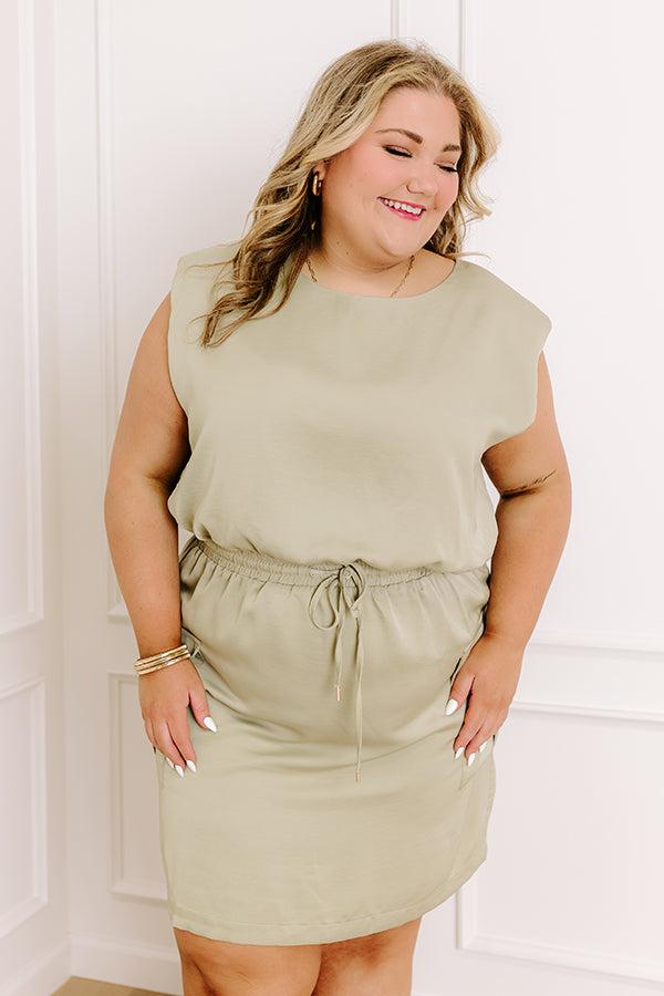 Central Park Stroll Cargo Mini Dress Curves Product Image