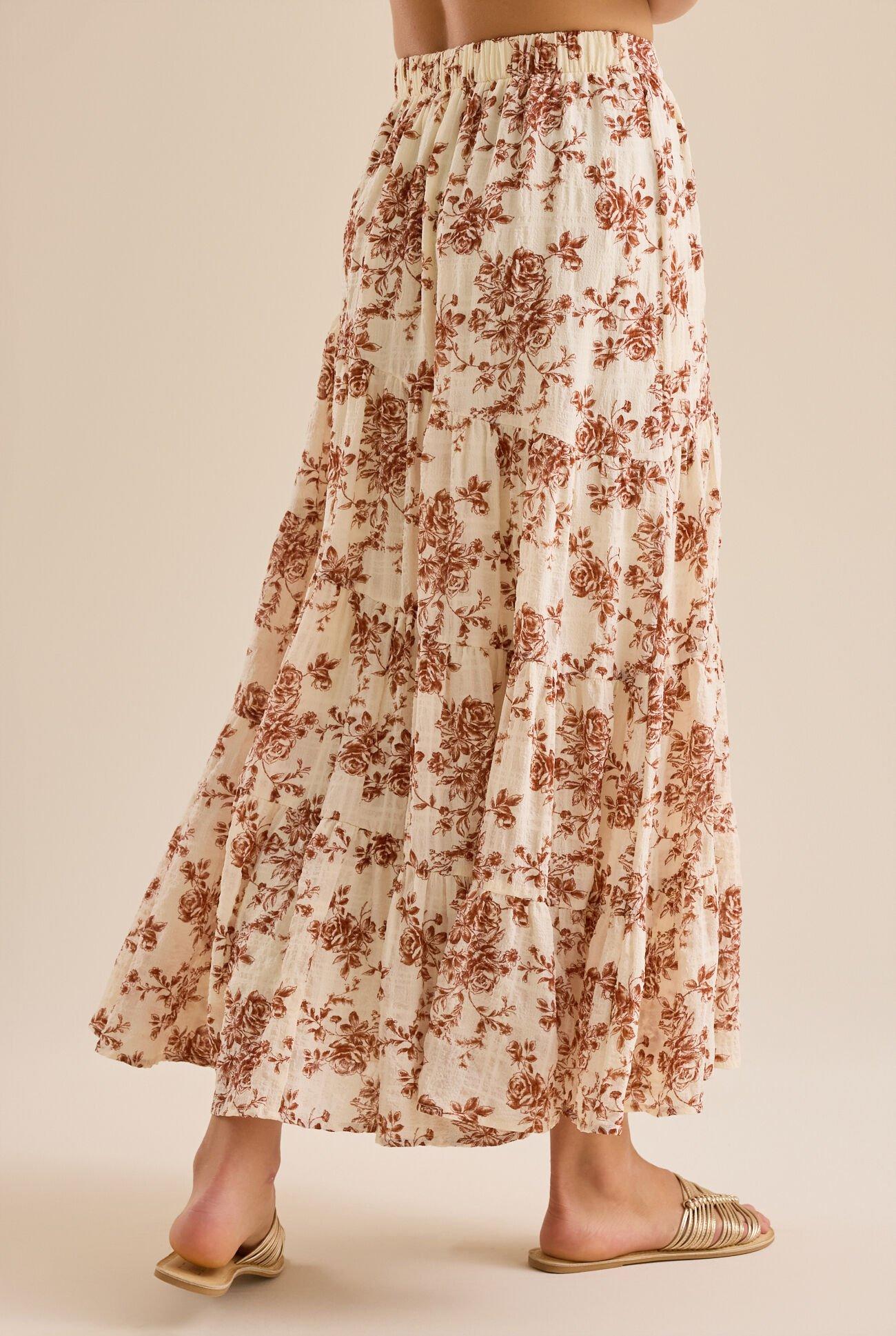 Daphne Floral Maxi Skirt Product Image