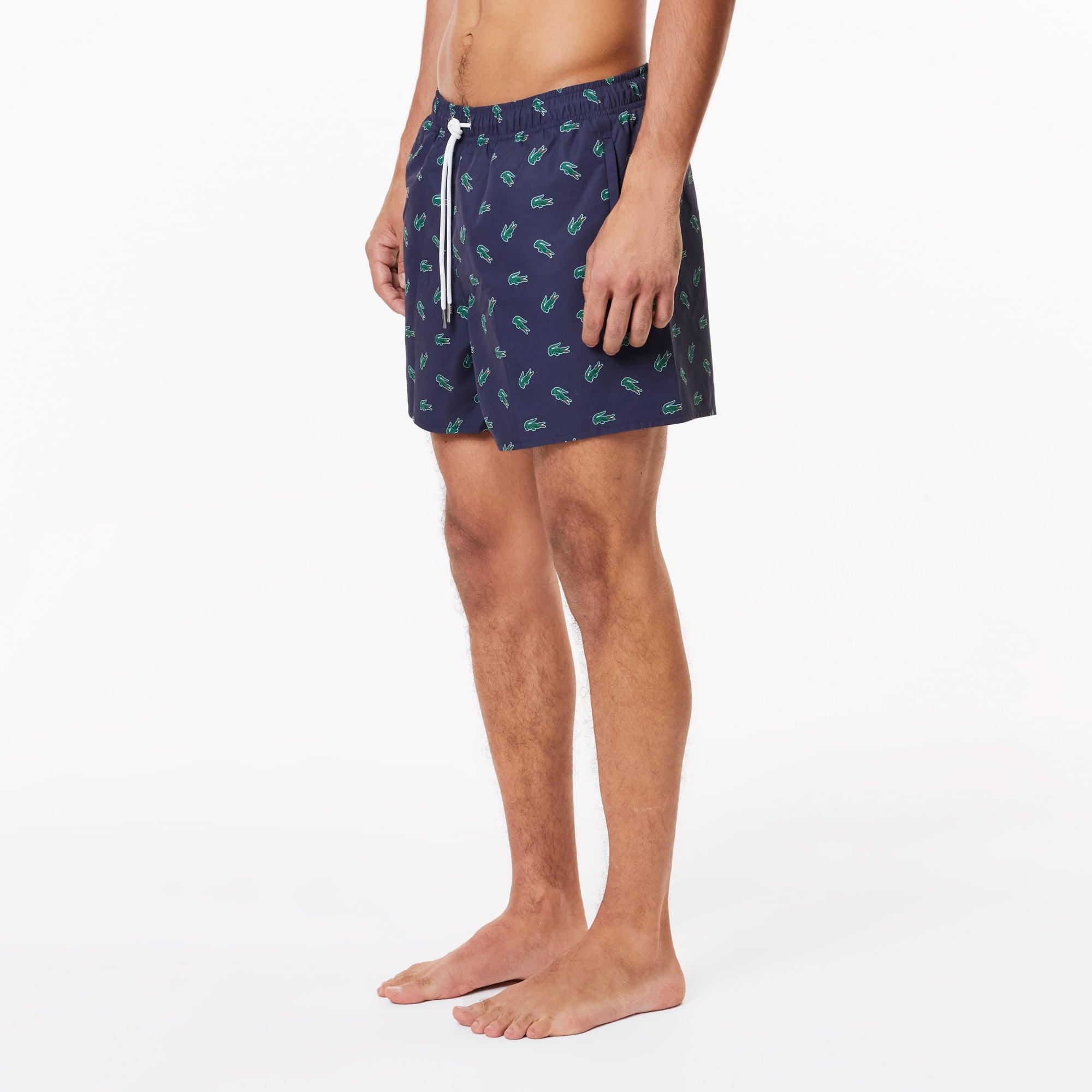 Men's Crocodile Print Swim Trunks Product Image