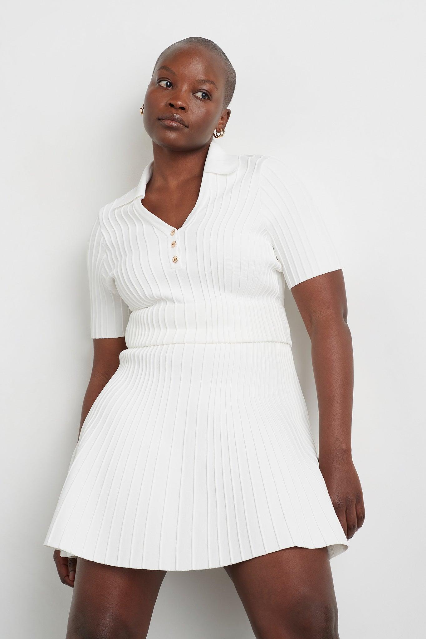 Knitted Polo Top 341 Product Image