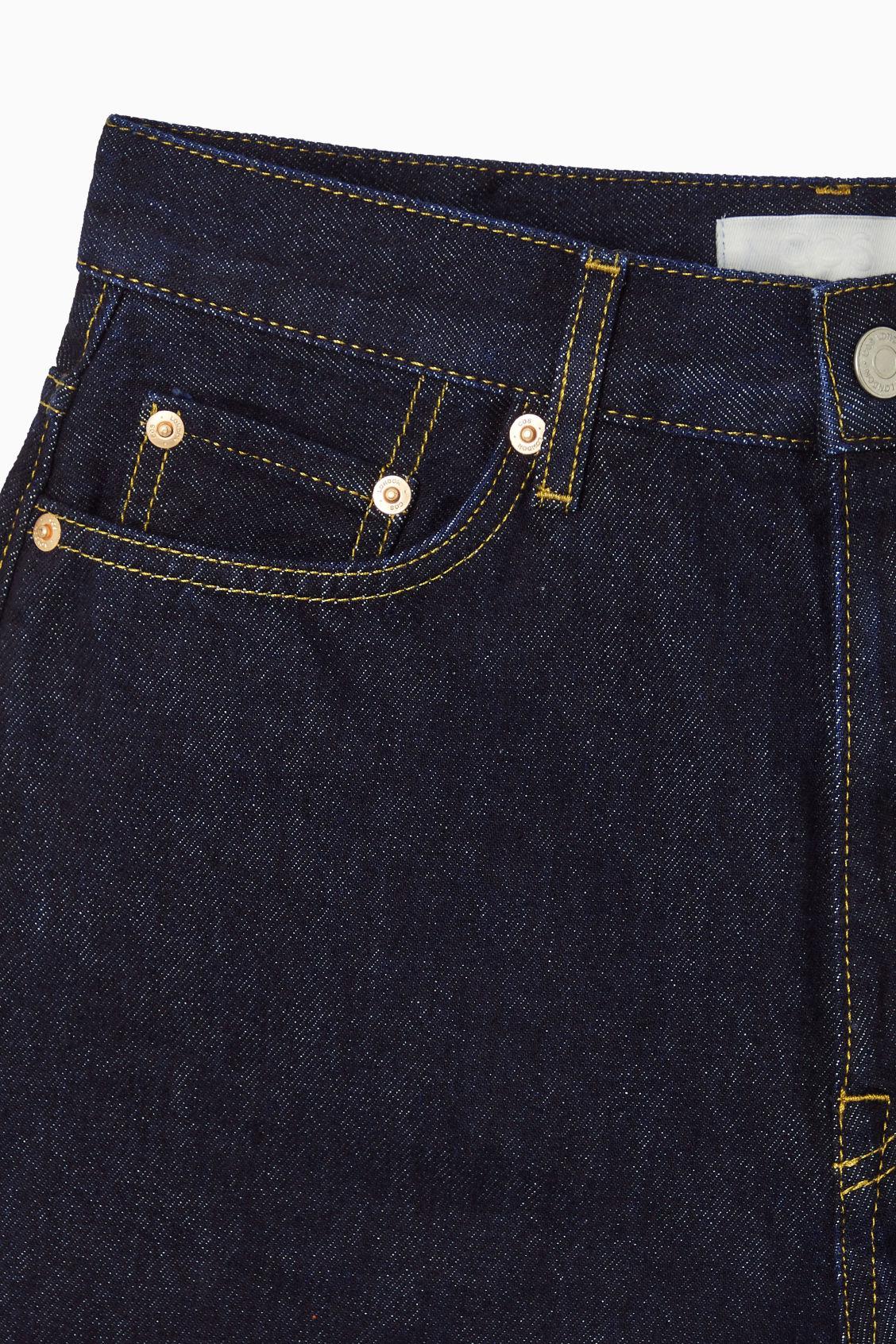 HIGH-RISE DENIM SHORTS Product Image