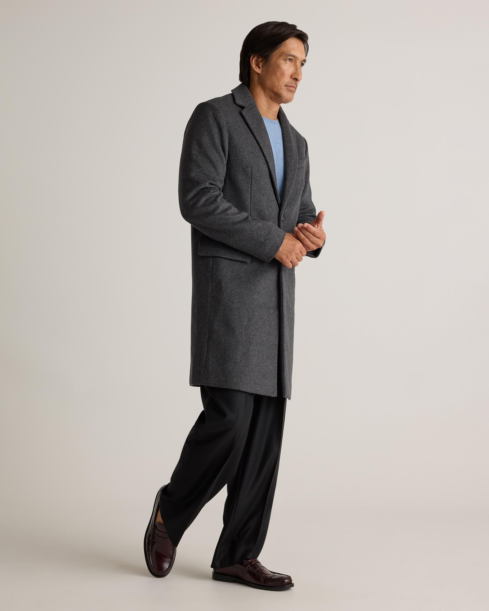 Quince | Men's Italian Wool Overcoat Size XL, Wool/Nylon Product Image