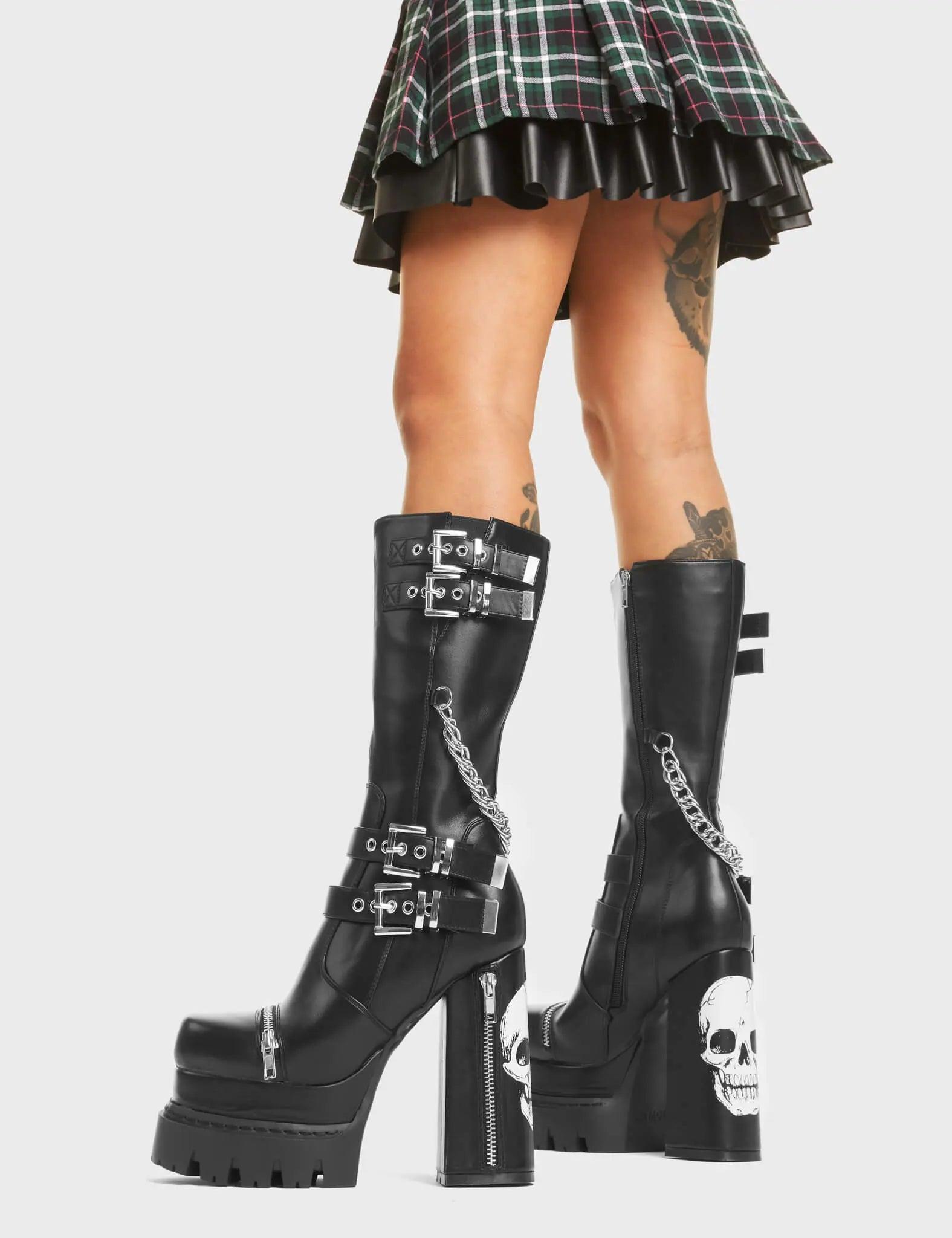 Secrets Platform Calf Boots Product Image