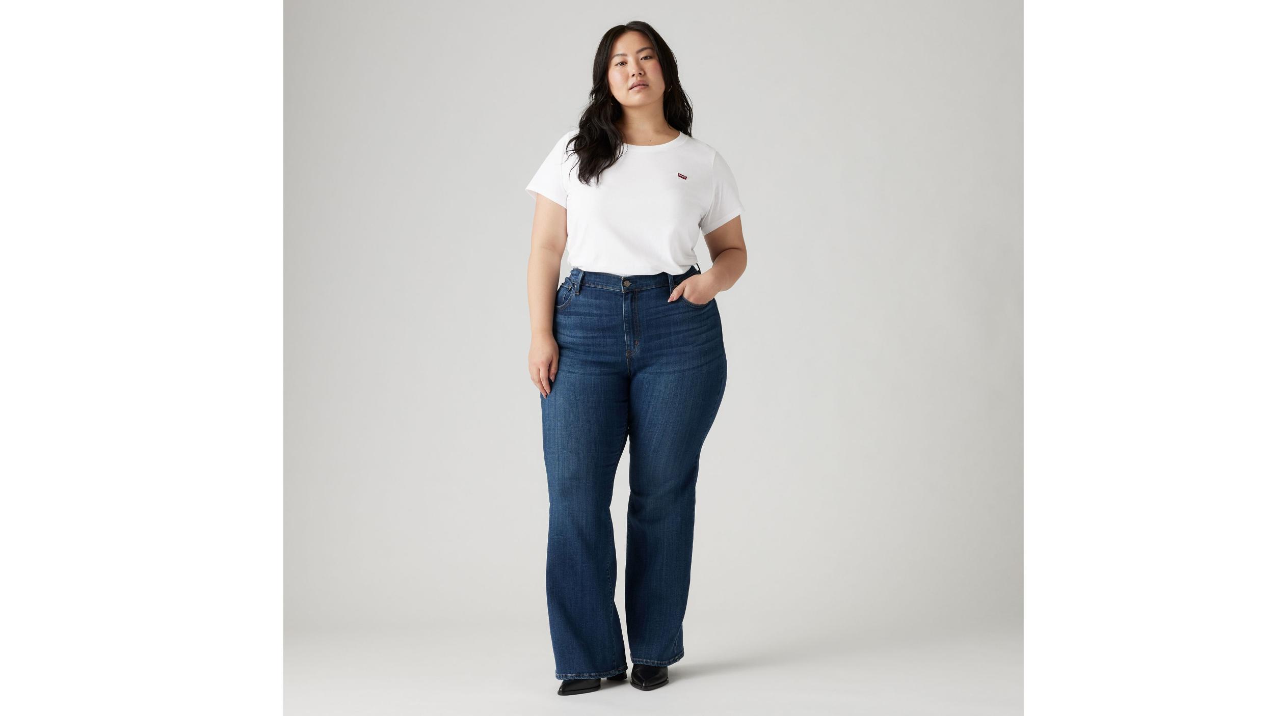 726 High Rise Flare Women's Jeans (Plus Size) Product Image
