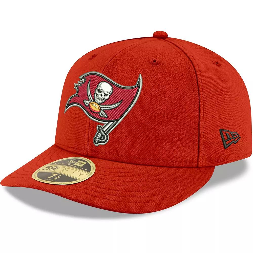 Men's New Era Red Tampa Bay Buccaneers Omaha Low Profile 59FIFTY Fitted Team Hat,  Product Image