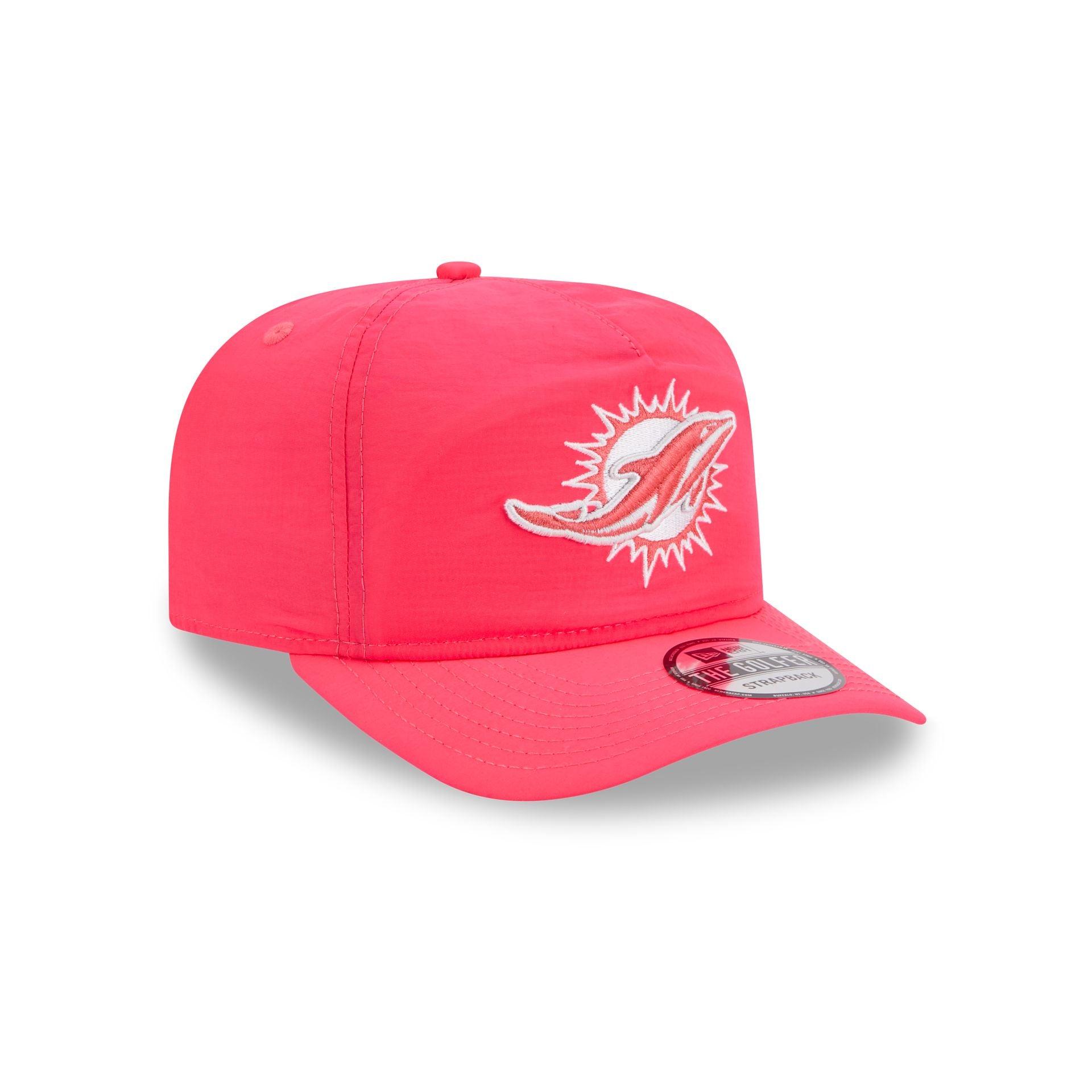Miami Dolphins Everyday Nylon Pink Golfer Hat Male Product Image