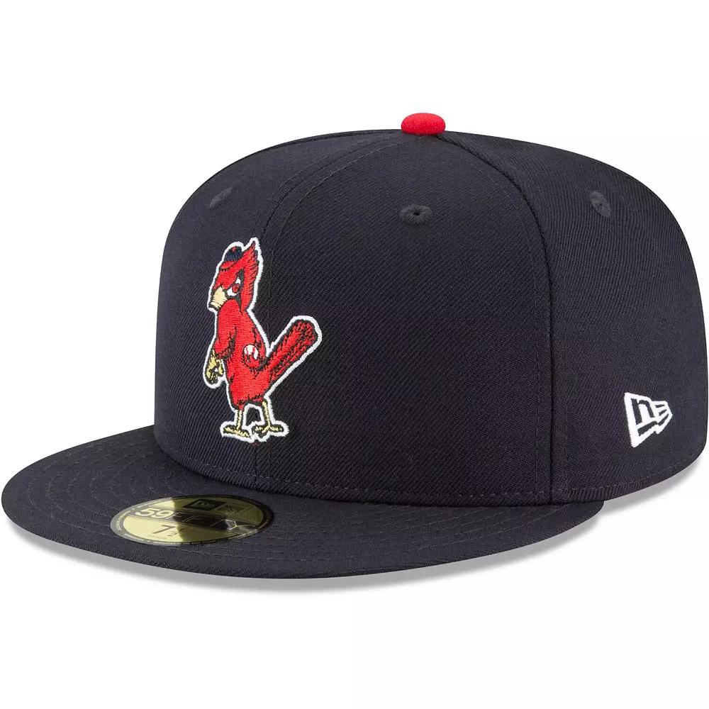 Men's New Era Navy St. Louis Cardinals Cooperstown Collection Wool 59FIFTY Fitted Hat,  Product Image