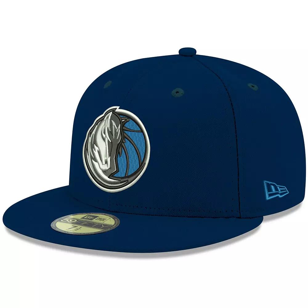 Men's New Era Navy Dallas Mavericks Official Team Color 59FIFTY Fitted Hat,  Product Image
