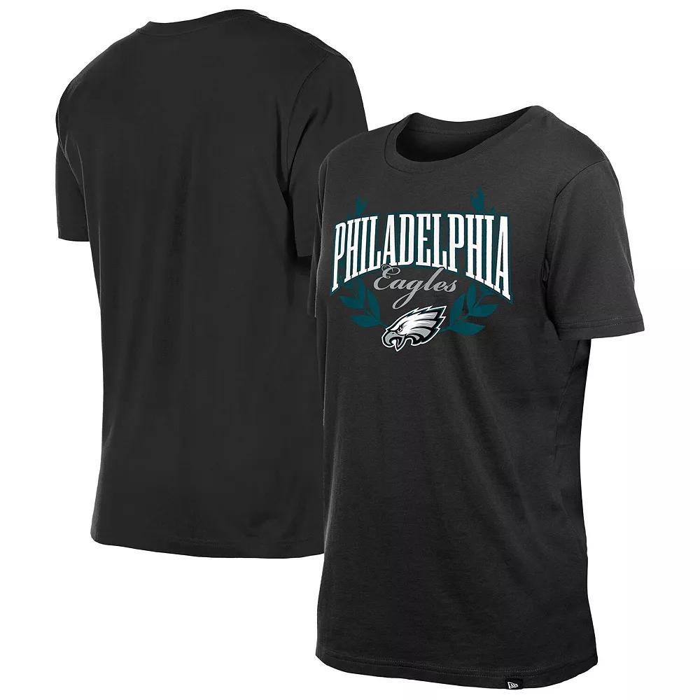 Women's New Era Black Philadelphia Eagles 2025 NFL Draft T-Shirt, Size: 2XL Product Image