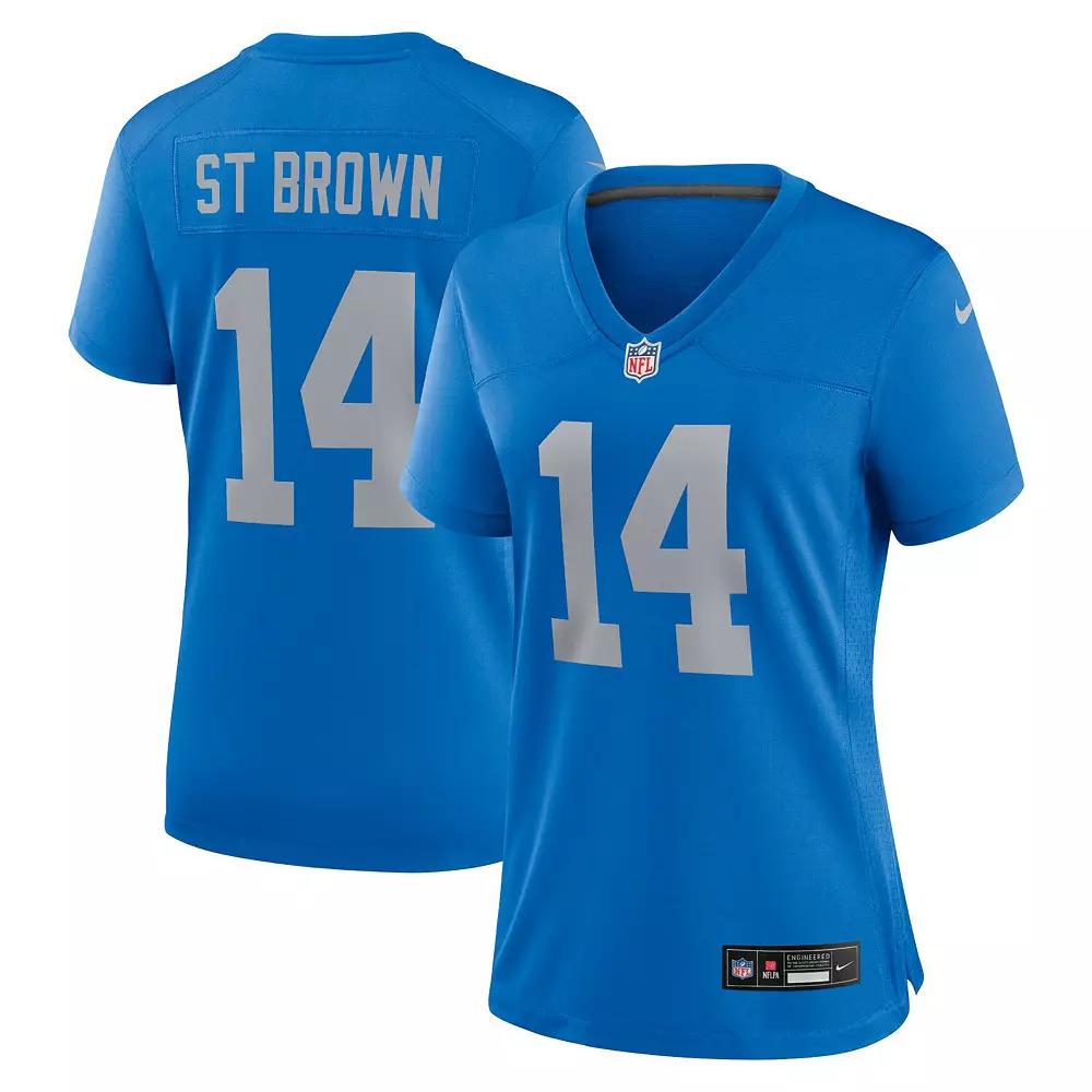 Women's Nike Amon-Ra St. Brown Blue Detroit Lions Alternate Game Jersey,  Product Image