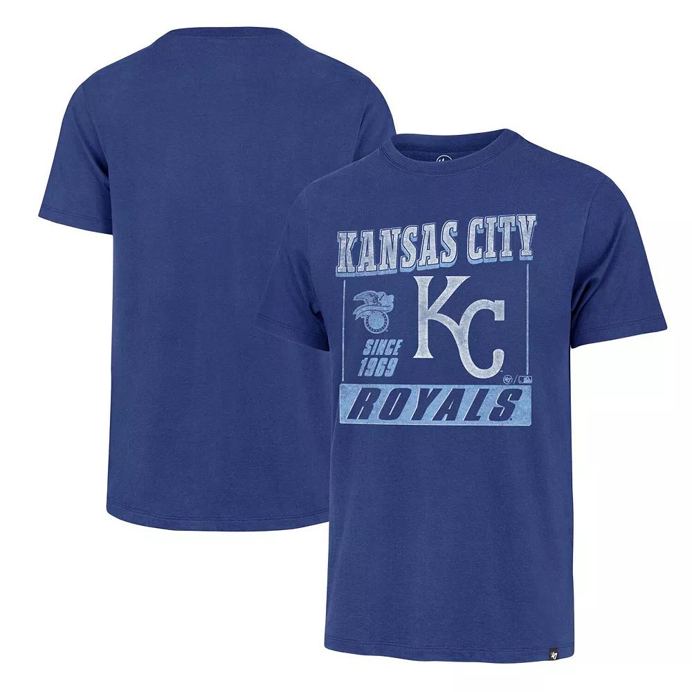 Men's '47 Royal Kansas City Royals Outlast Franklin T-Shirt,  Product Image