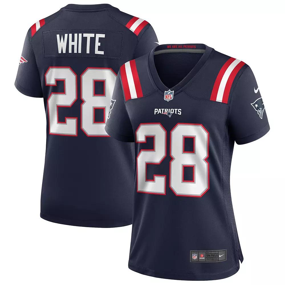 Women's Nike James White Navy New England Patriots Game Jersey, Size: Small, Blue Product Image