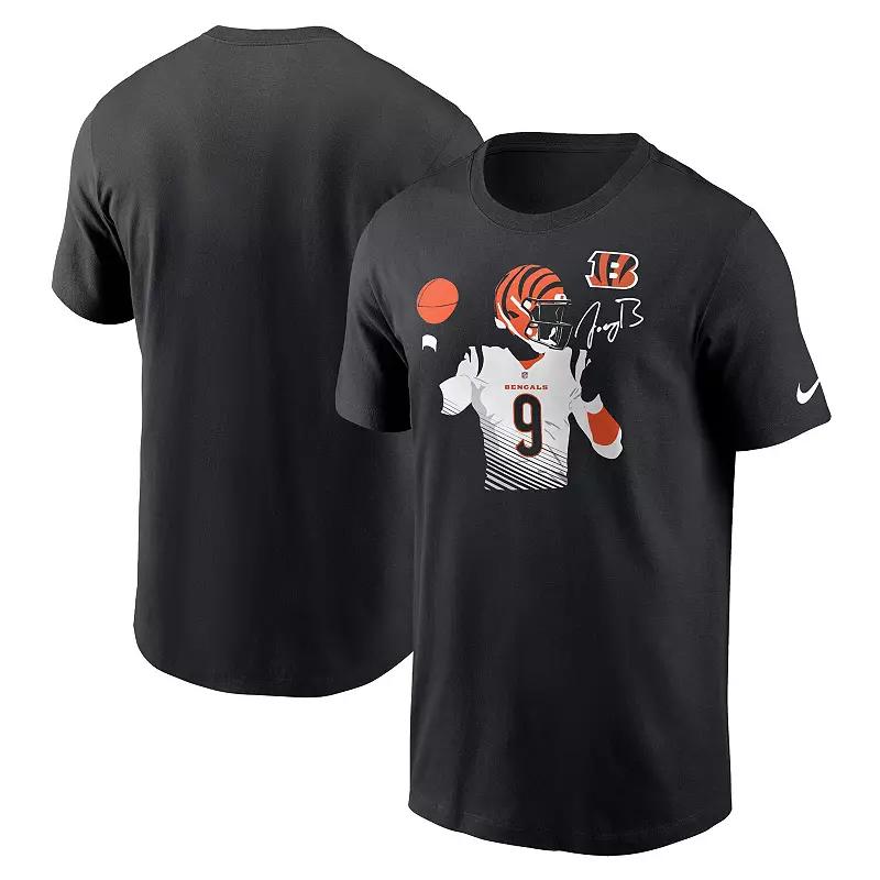 Men's Nike Joe Burrow Black Cincinnati Bengals Player Graphic T-Shirt,  Product Image