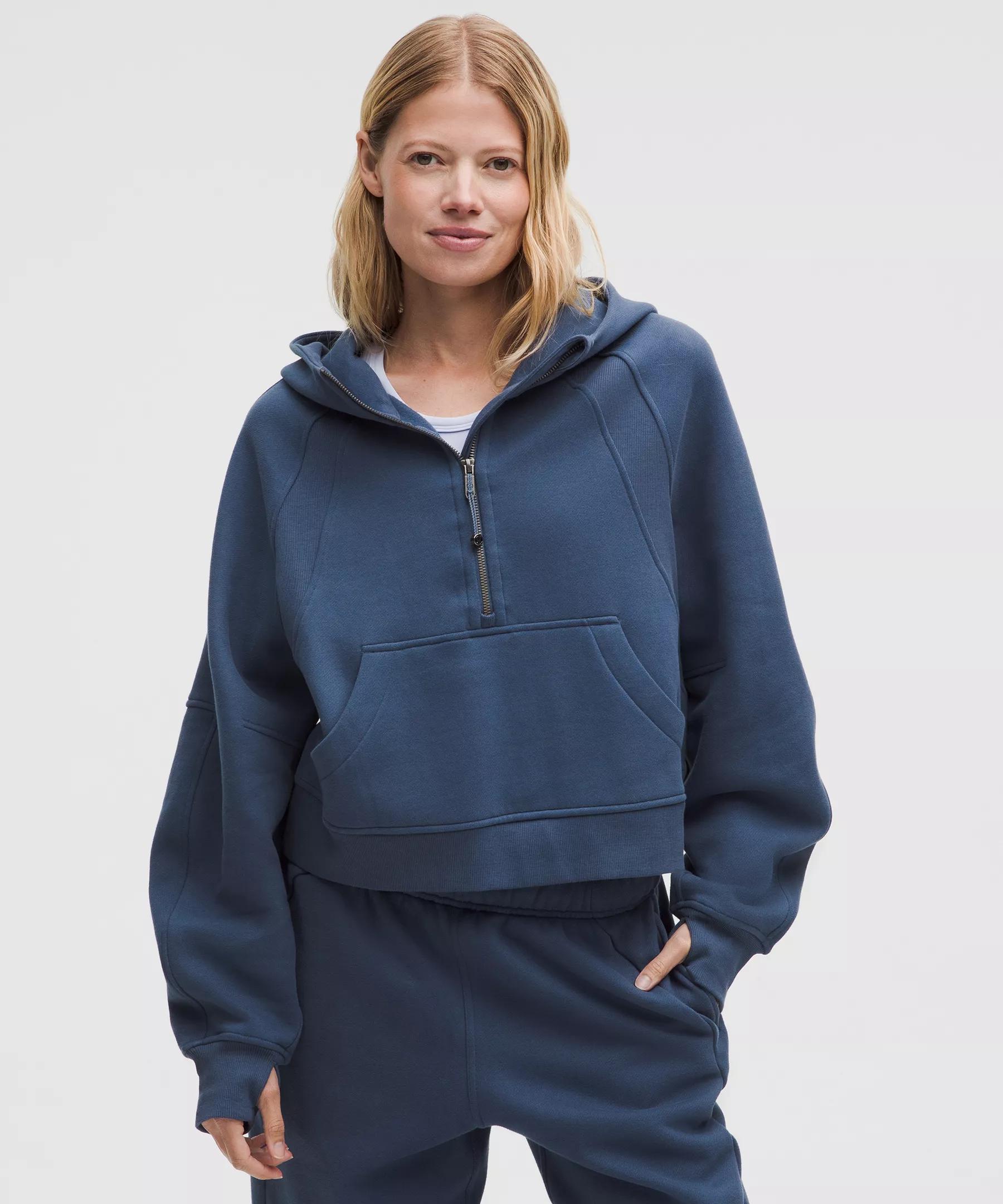 Scuba Oversized Half-Zip Hoodie Product Image