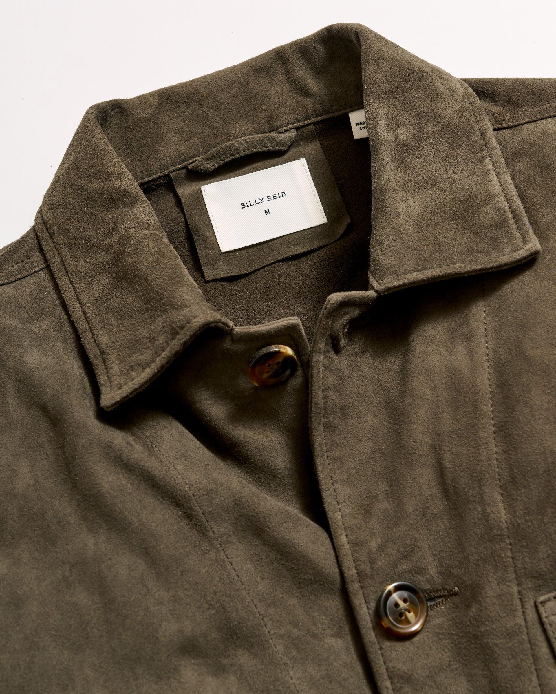 Eli Suede Chore Jacket -  Product Image
