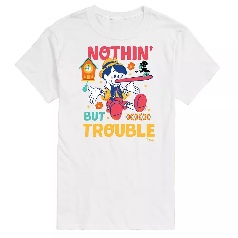 Disney's Pinocchio Men's Nothin' But Trouble Graphic Tee,  Product Image