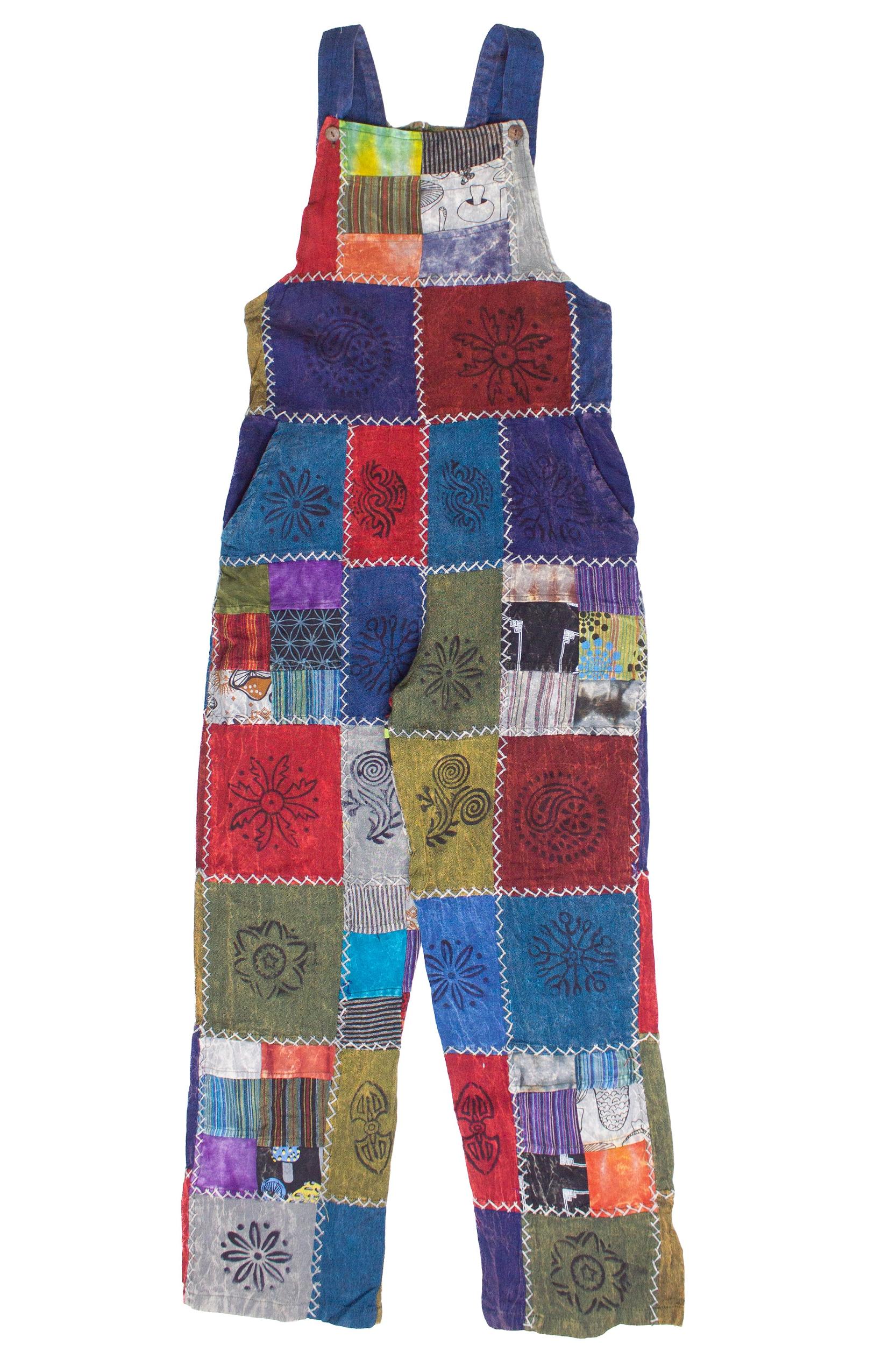Patchwork Overalls Product Image