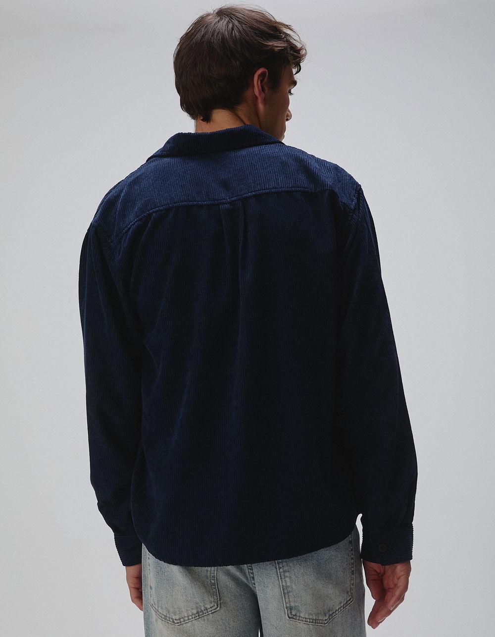 RSQ Mens Oversized Long Sleeve Corduroy Button Up Shirt Product Image