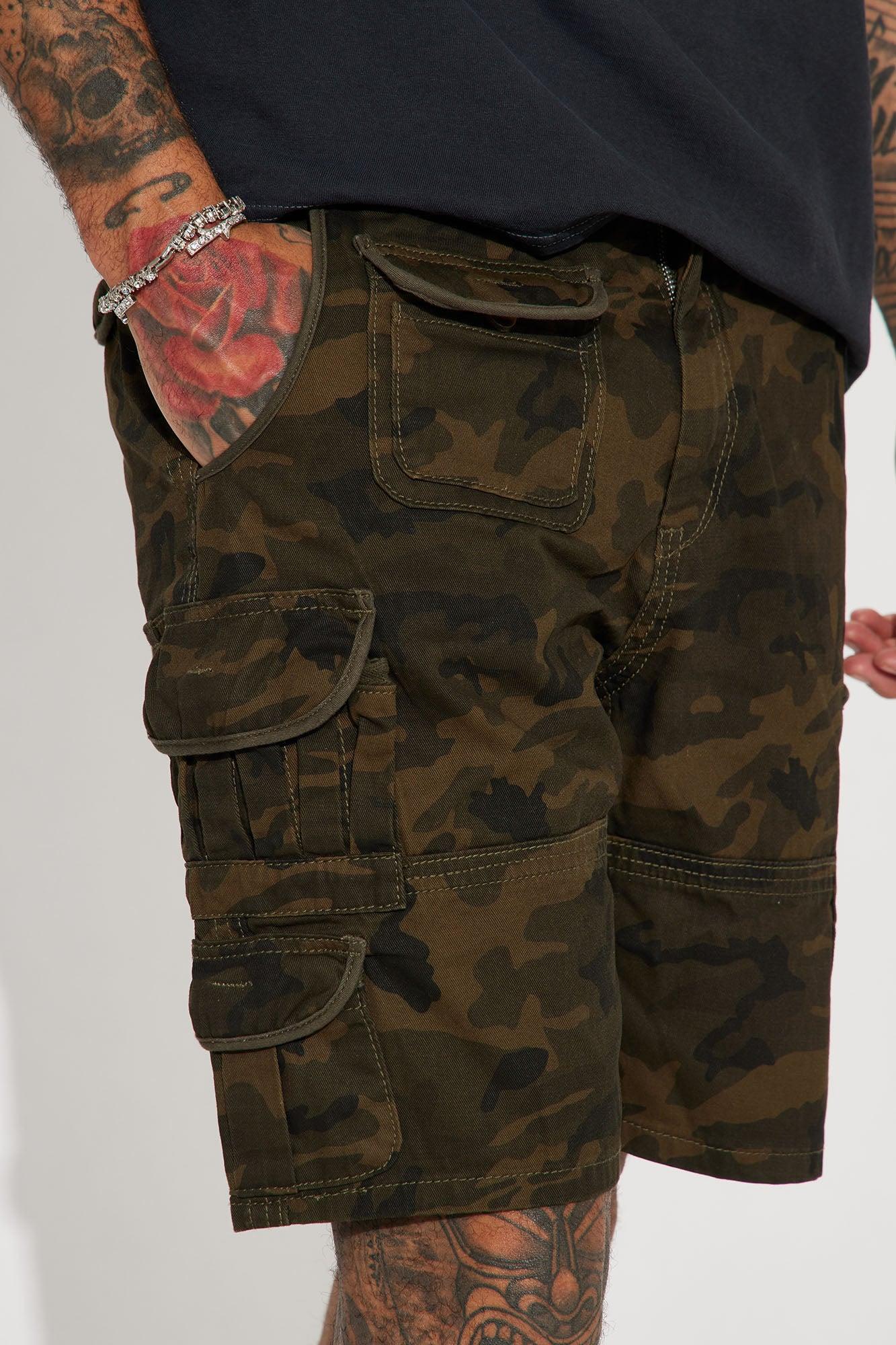 Next Moves Twill Cargo Shorts - Camouflage Product Image