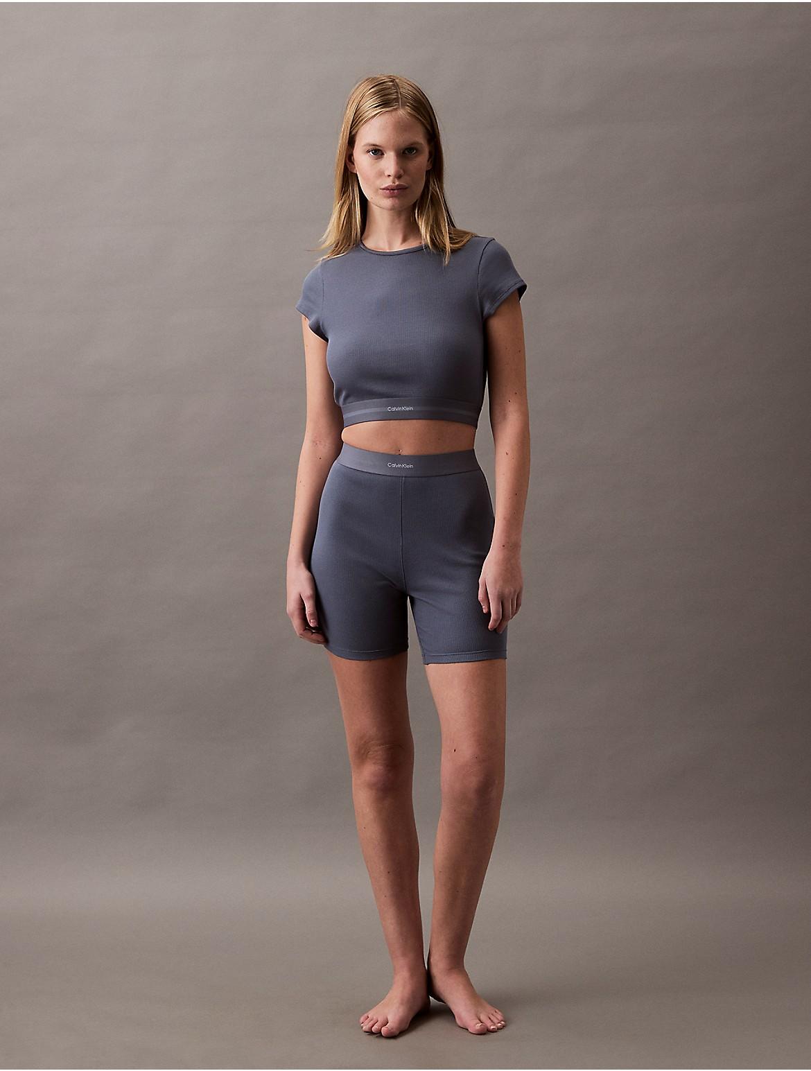 Cotton Stretch Rib Bike Shorts Product Image