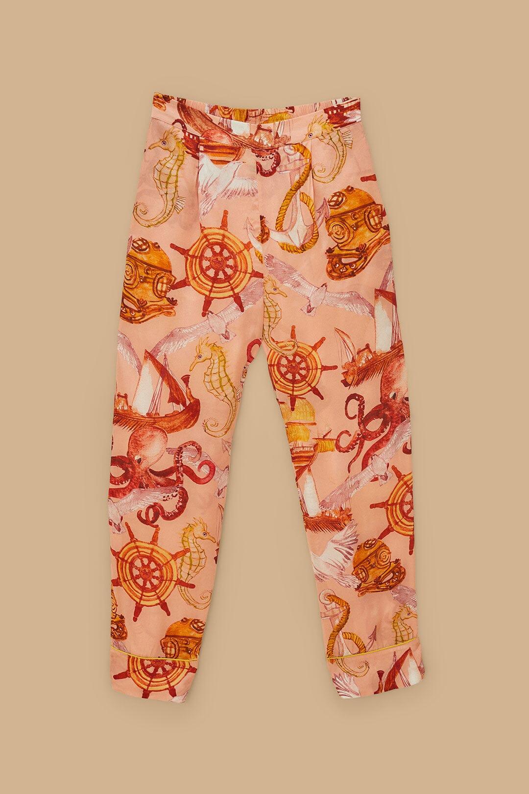 Pink Nautical Wonder Pajama Pants Product Image