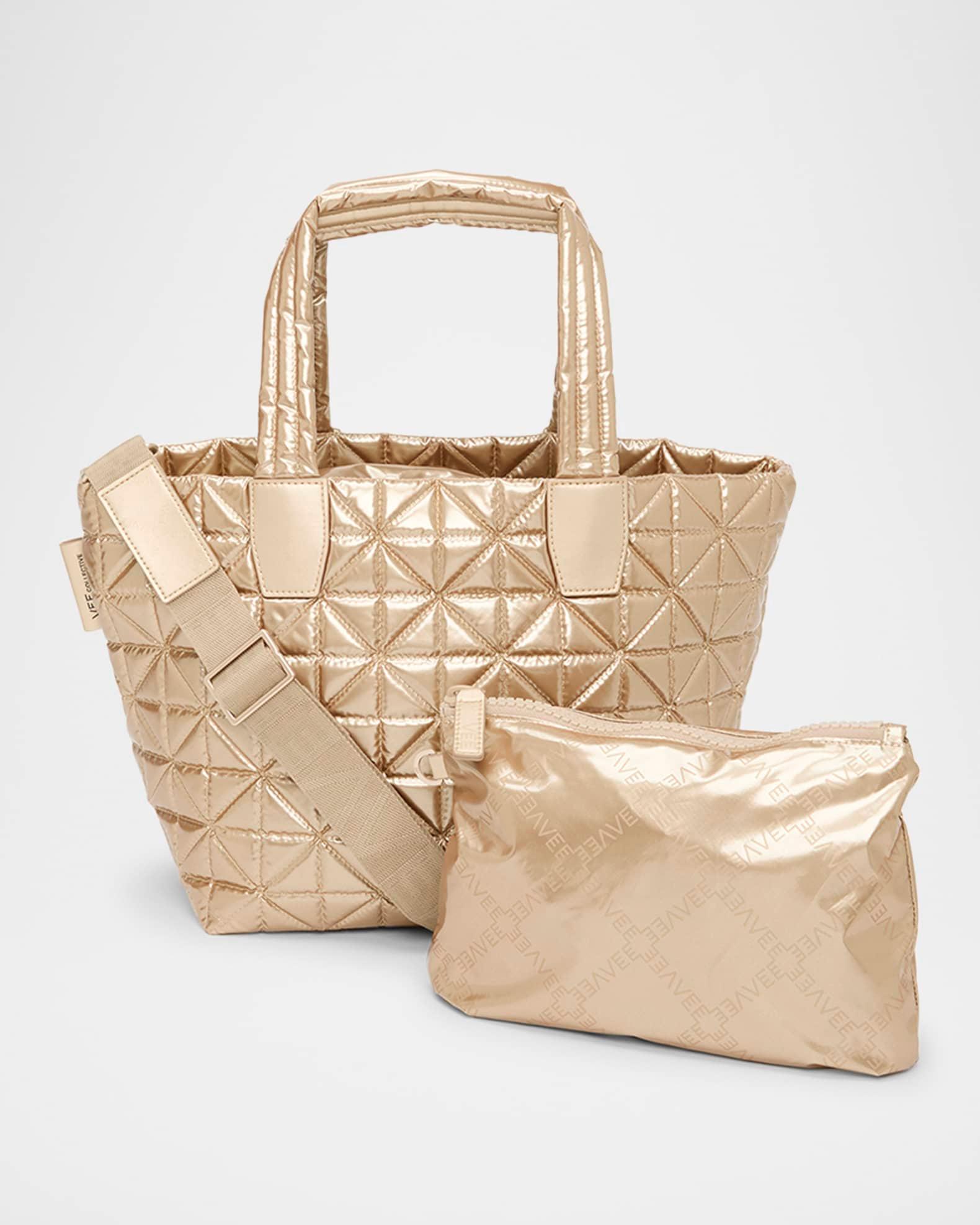 Small Metallic Quilted Tote Bag Product Image
