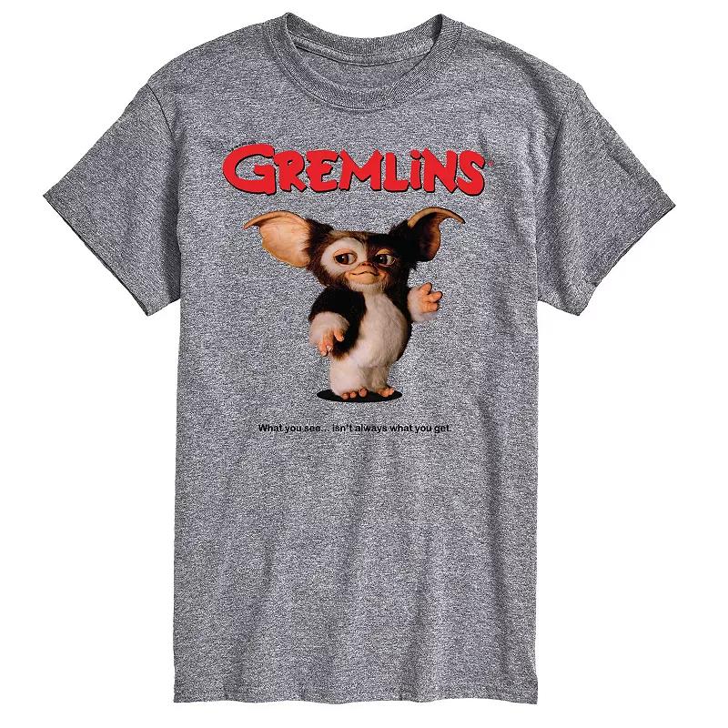 Big & Tall Gremlins Movie Poster Graphic Tee, Men's,  Product Image