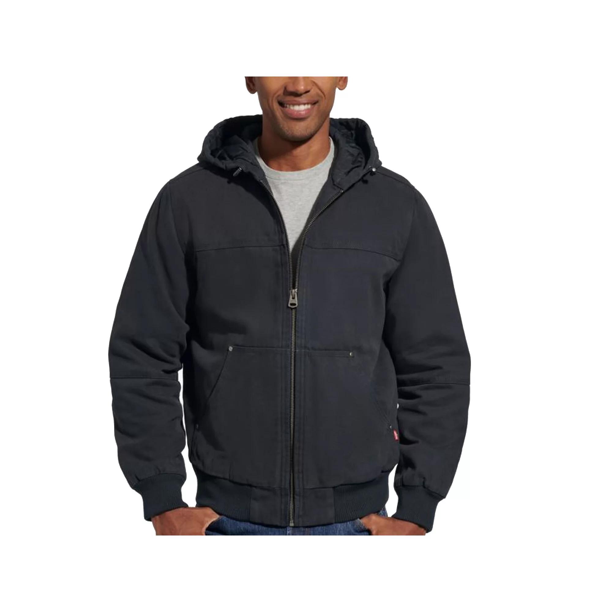 Mens Levis Canvas Workwear Hooded Bomber Jacket Product Image