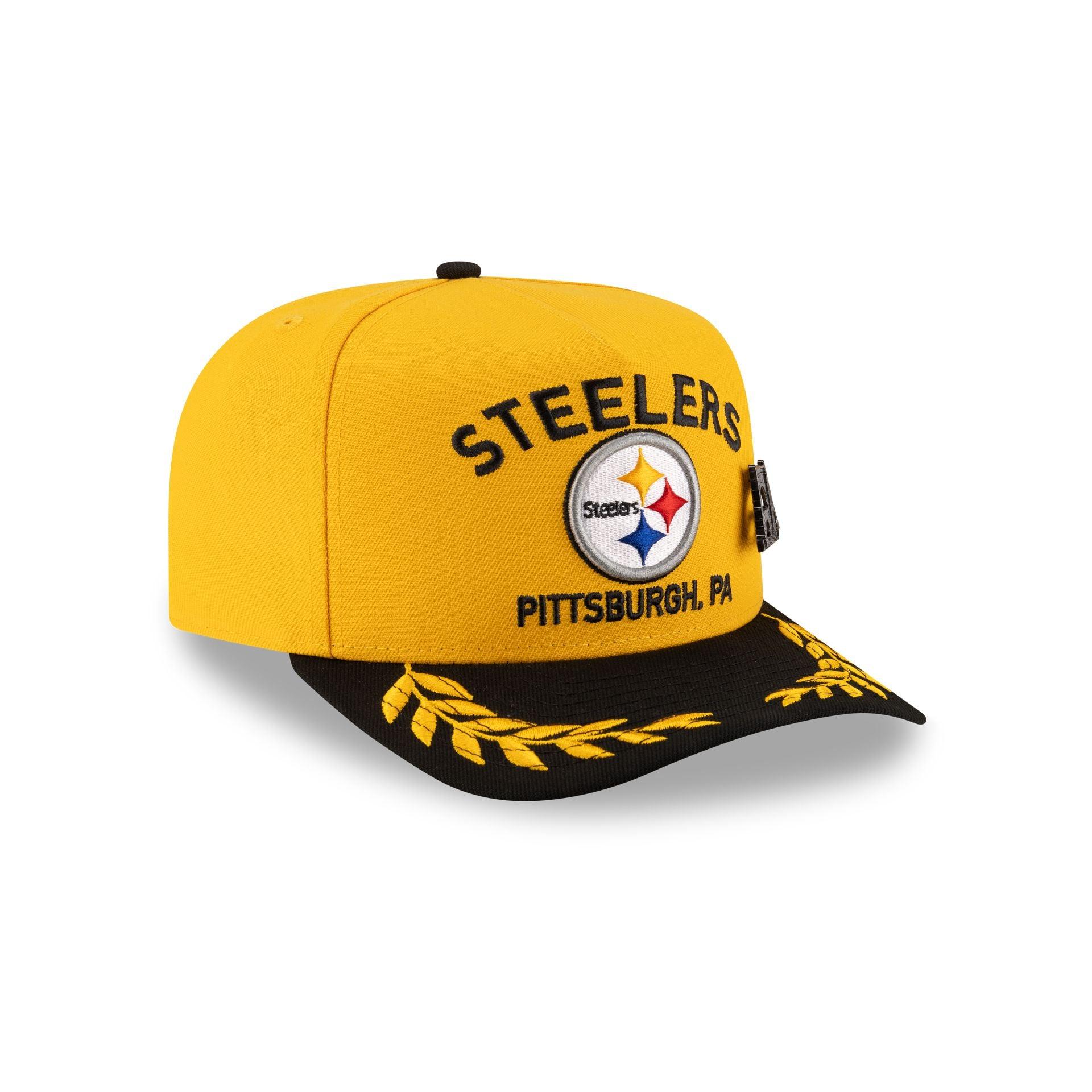 Pittsburgh Steelers 2025 Draft Black 59FIFTY A-Frame Fitted Hat Male Product Image